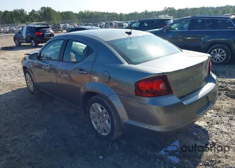 2012 Dodge Avenger Se from USA, damaged, VIN 1C3CDZABXCN204614